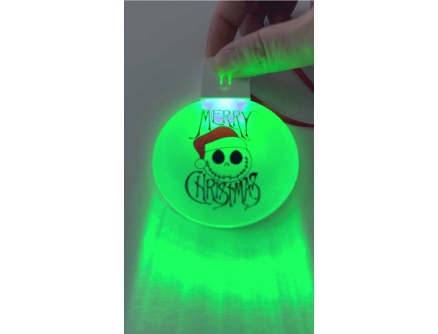 Custom Light Up Ornament